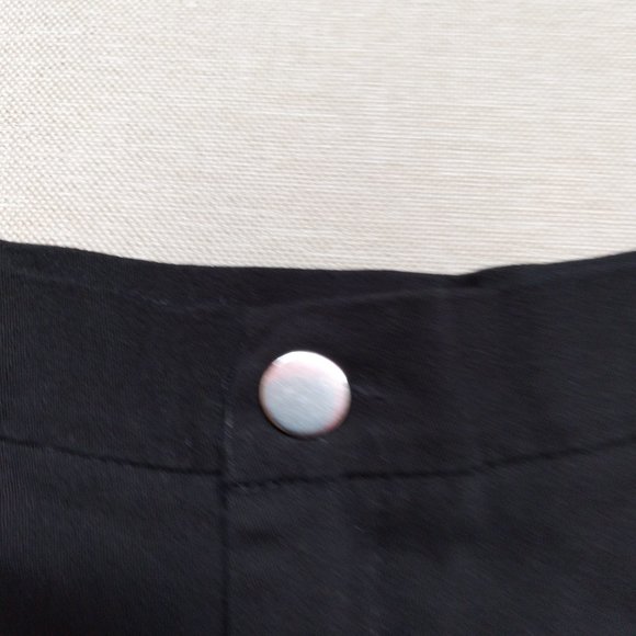 *SOLD* YesStyle Black Contrast Trim White Stripes Shorts Size XS - Picture 3 of 5